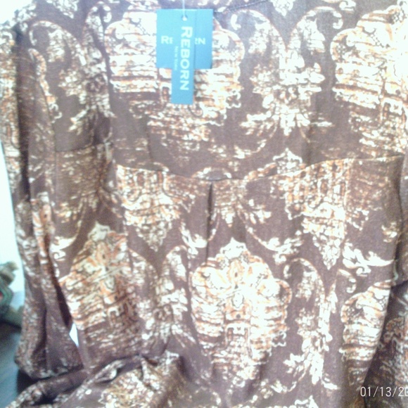 NWT Reborn New York XL Tunic - Picture 3 of 5